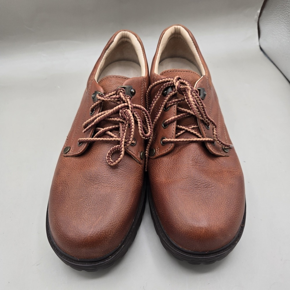 Alegria‎ Cheryl Che-647 Womens Cognac Leather Lace Up Boots Size 38 US 7.5 - Picture 2 of 8